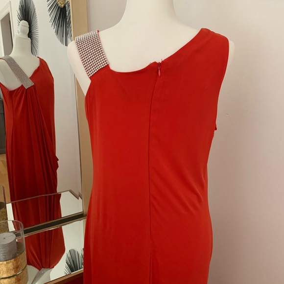 Long dress size 12 Beautiful stretchy comfortable material breathable material - Picture 3 of 5